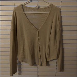 Off White/Creme button up cardigan